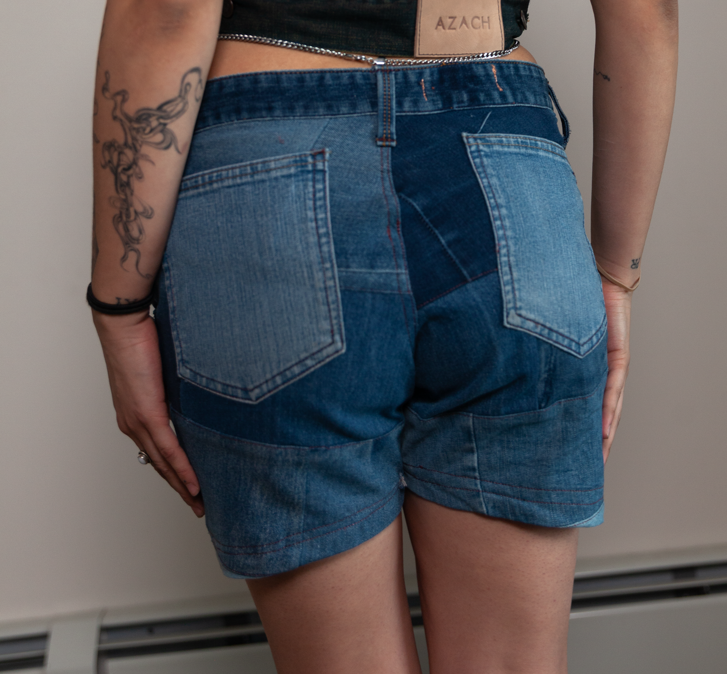 Blockwork Denim Short