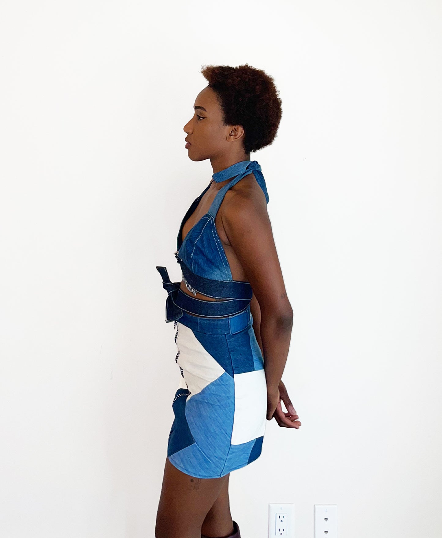 Upcycled Symmetry skirt