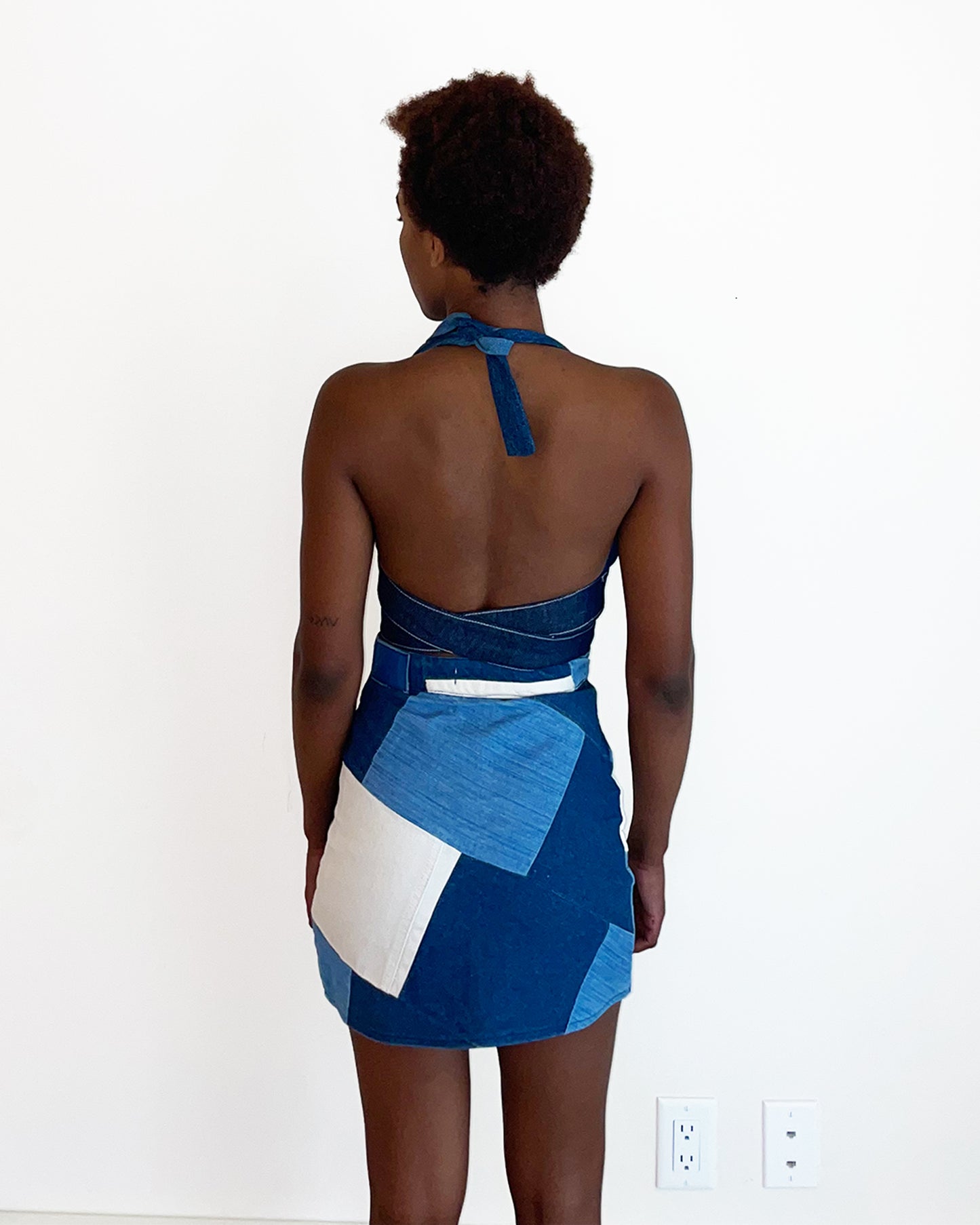Upcycled Symmetry skirt